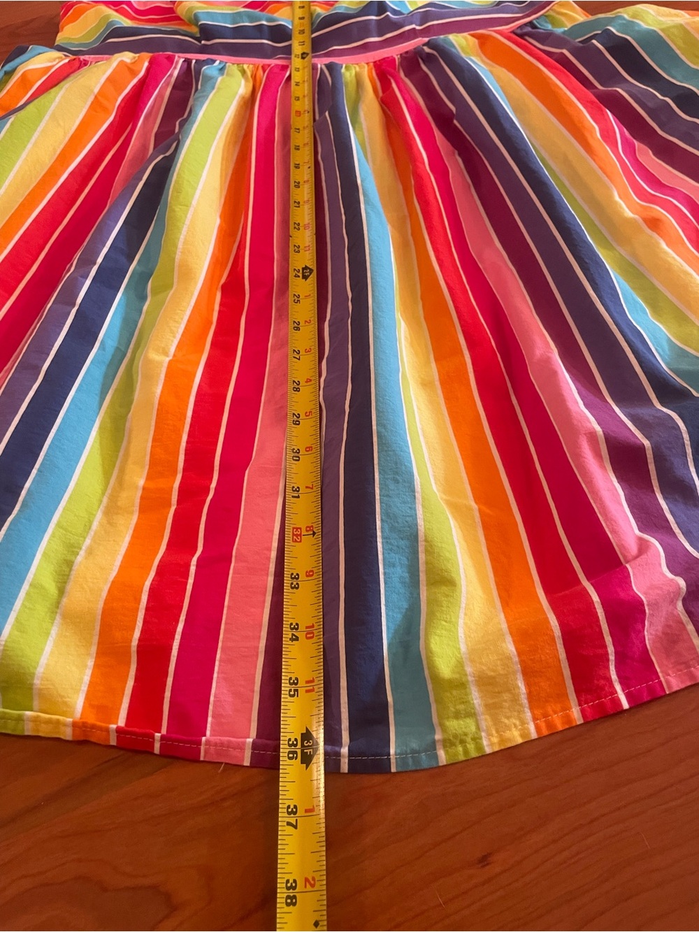 Hell Bunny Over The Rainbow Stripe 50's style Dress Wmns 4XL - Picture 12 of 12